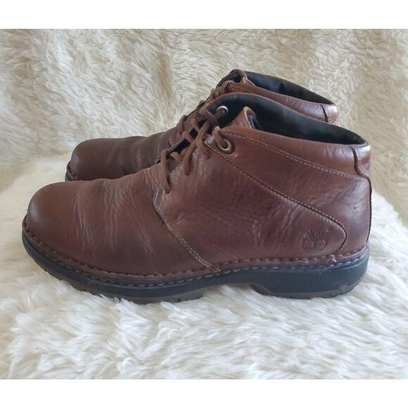 Timberland Boots Size 12 Brown Smart Comfort Chukka 77114 - Picture 3 of 10